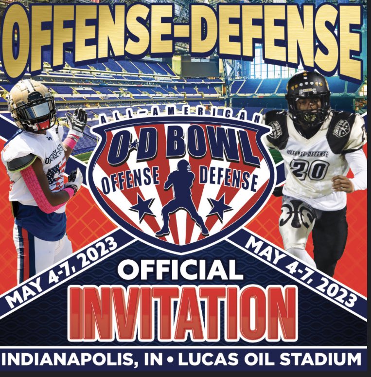I will be playing in the O-D All American bowl on may 7th @ 6 pm <a href="/LucasOilStadium/">Lucas Oil Stadium</a> it will be live-streamed. tune in !! @CoachClark45 <a href="/DD_Crite/">Darrius Crite</a> <a href="/CoachDurant_34/">George Durant Jr</a> <a href="/amac_smith13/">CoachAMacSmith</a> <a href="/CoachYoung41/">Coach Tyrone Young Jr. II ™</a> <a href="/jeffowens95/">Jeff Owens</a> <a href="/kwc_football/">Kentucky Wesleyan Football</a> <a href="/BTHS_Athletics/">Butler Athletics</a> <a href="/CoachRowell3x/">Glen Rowell</a>