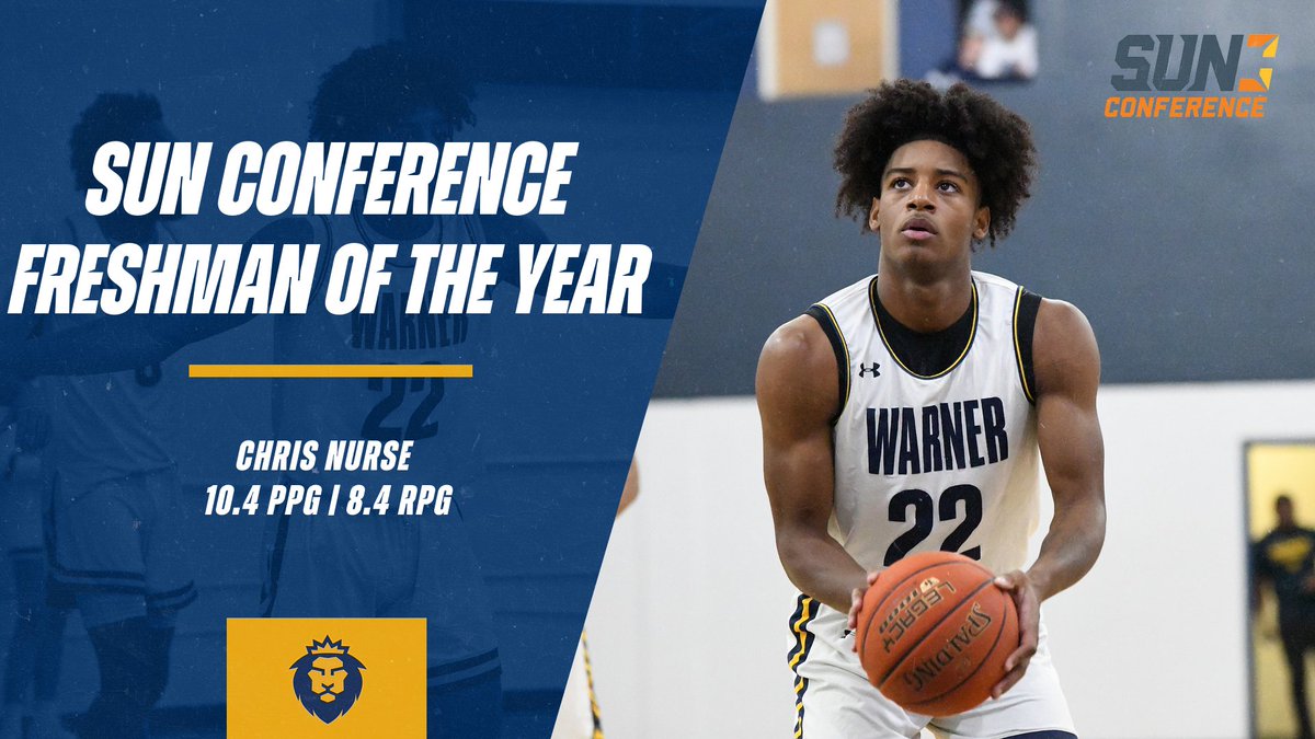 Congratulations to Chris Nurse on earning <a href="/SunConference/">The Sun Conference</a> Freshman of the Year!