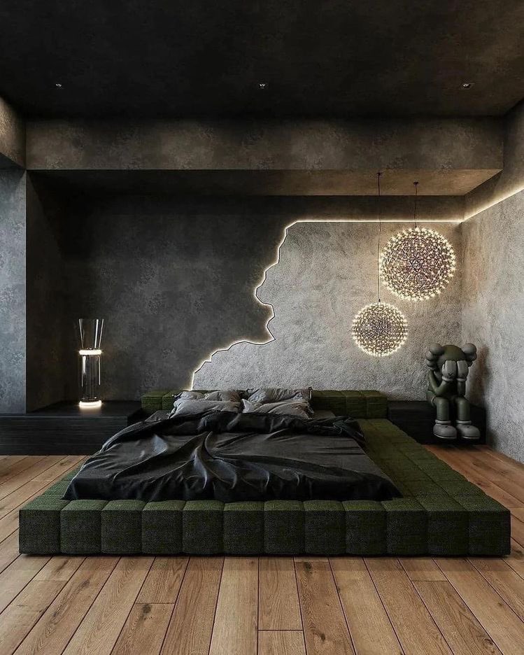 This bedroom is a MOOD