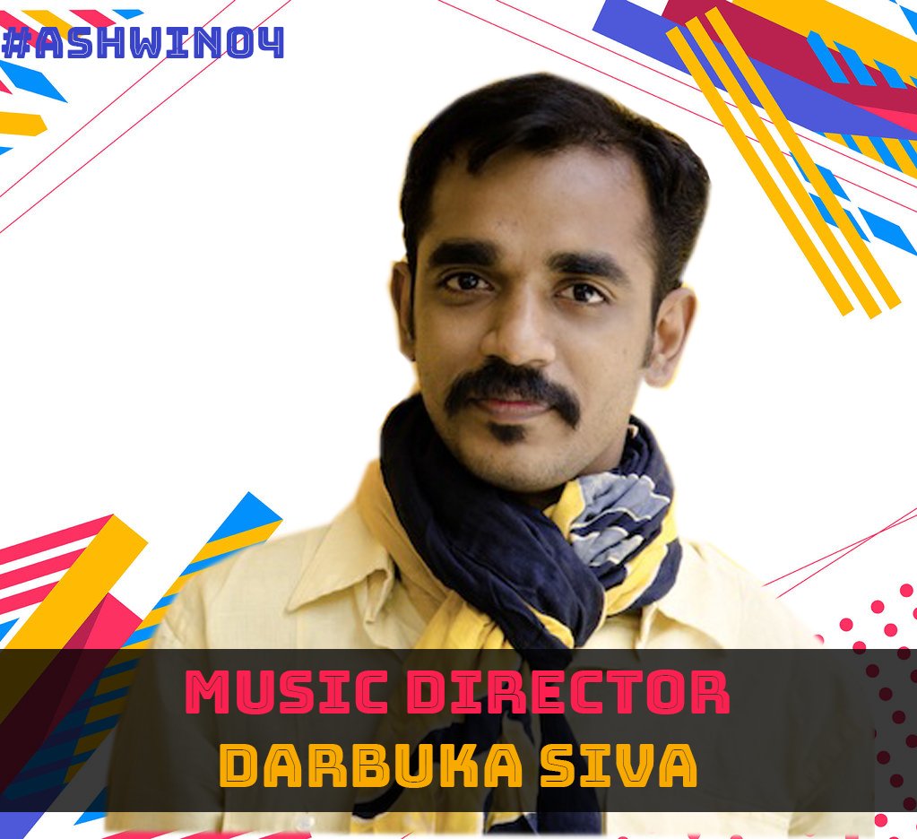 We are happy & very excited to welcome @DarbukaSiva on board as Music Director for #Ashwin04 Lets rock bro 🎼 #Ashwinkumar04 @i_amak @zhenstudiosoffl @pugazoffl @dirarvindh @neeteshoffl @teamaimpr