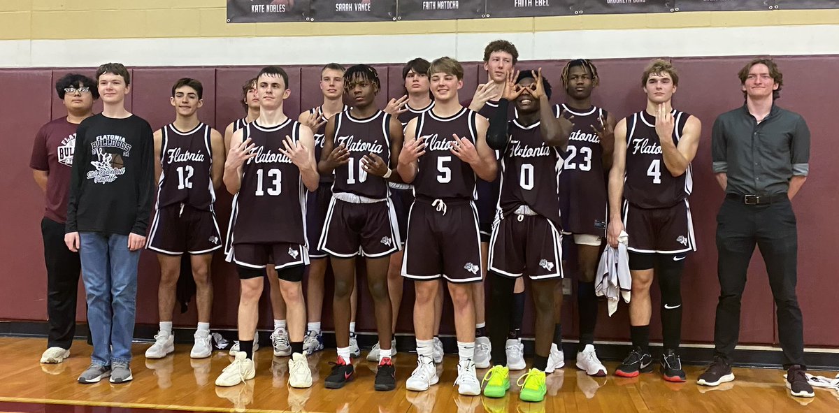 flatoniadogs's tweet photo. Bulldog 🏀 win AREA round matchup 68-43 vs Evadale. Move onto 3rd round to play Milano next Tuesday. Great job men! #flatoniaproud https://t.co/bA6HVcutx9