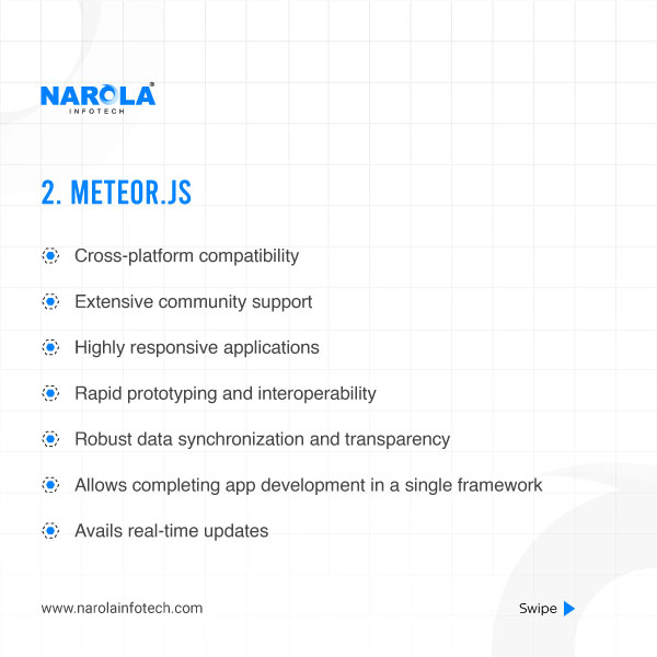 narolainfotech's tweet photo. We hope this post lets you know some of the topmost #NodeJS #frameworks and their specialties.
 
To know more, read our blog: https://t.co/KuA8Q7r7sH

#washingtondc #boston #softwarecompany #softwaredevelopmentcompany #itcompany #javascripts #nodejsprogrammer #nodejs #NewYork https://t.co/Xwu1MZmM7l