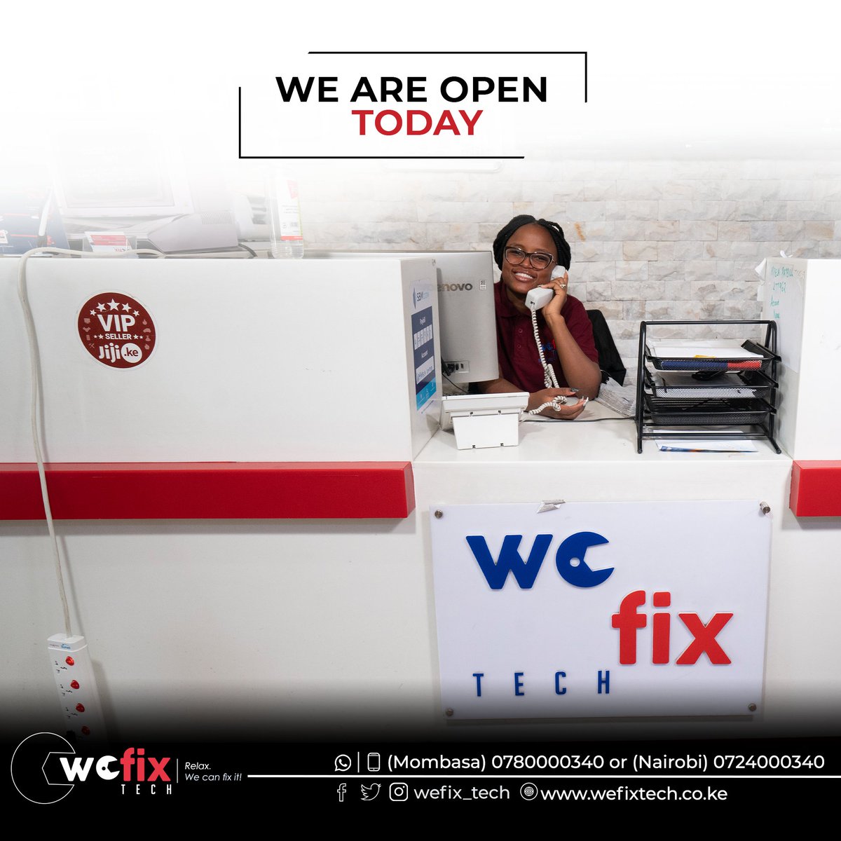 Wefix_Tech's tweet photo. We ensure you appreciate our customer service 😜 #phonerepair #laptoprepair #macbookrepair #gamingconsolerepair #tabletrepair #smartwatchrepair #wefix https://t.co/wTCfaqBTLg