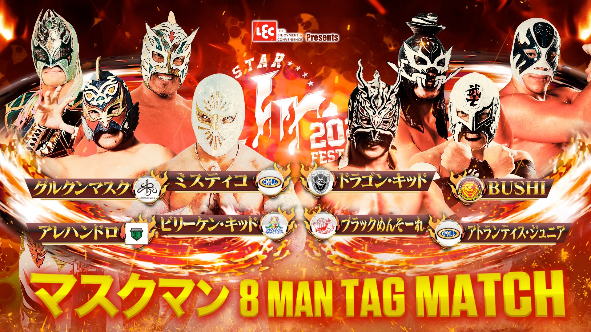 Participantes y cartel «All Star Jr Festival 2023» Superluchas
