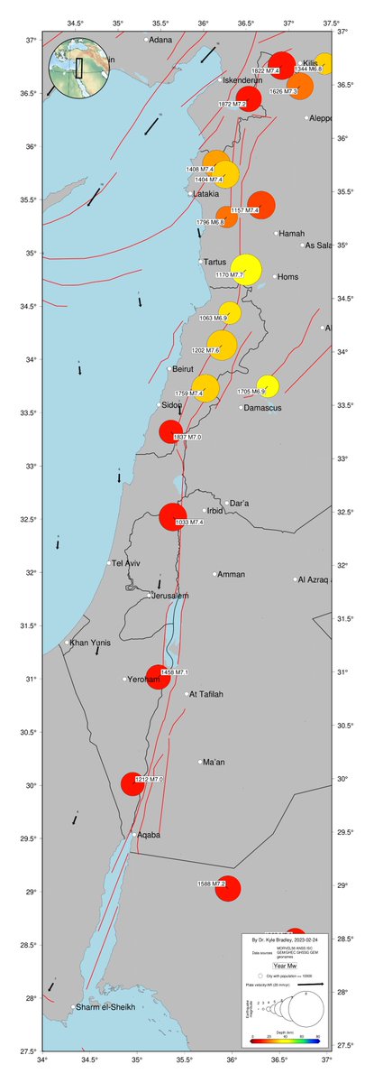 Many people living along the Dead Sea Fault are understandably concerned about whether the earthquak...