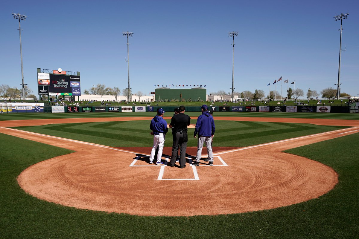 MLB's tweet photo. Baseball's back, baby. https://t.co/Dmt7JzgBfr