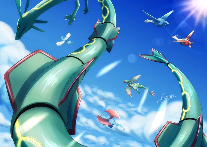 ホウエンイベントやってるので過去のイラスト再掲祭りしちゃう 