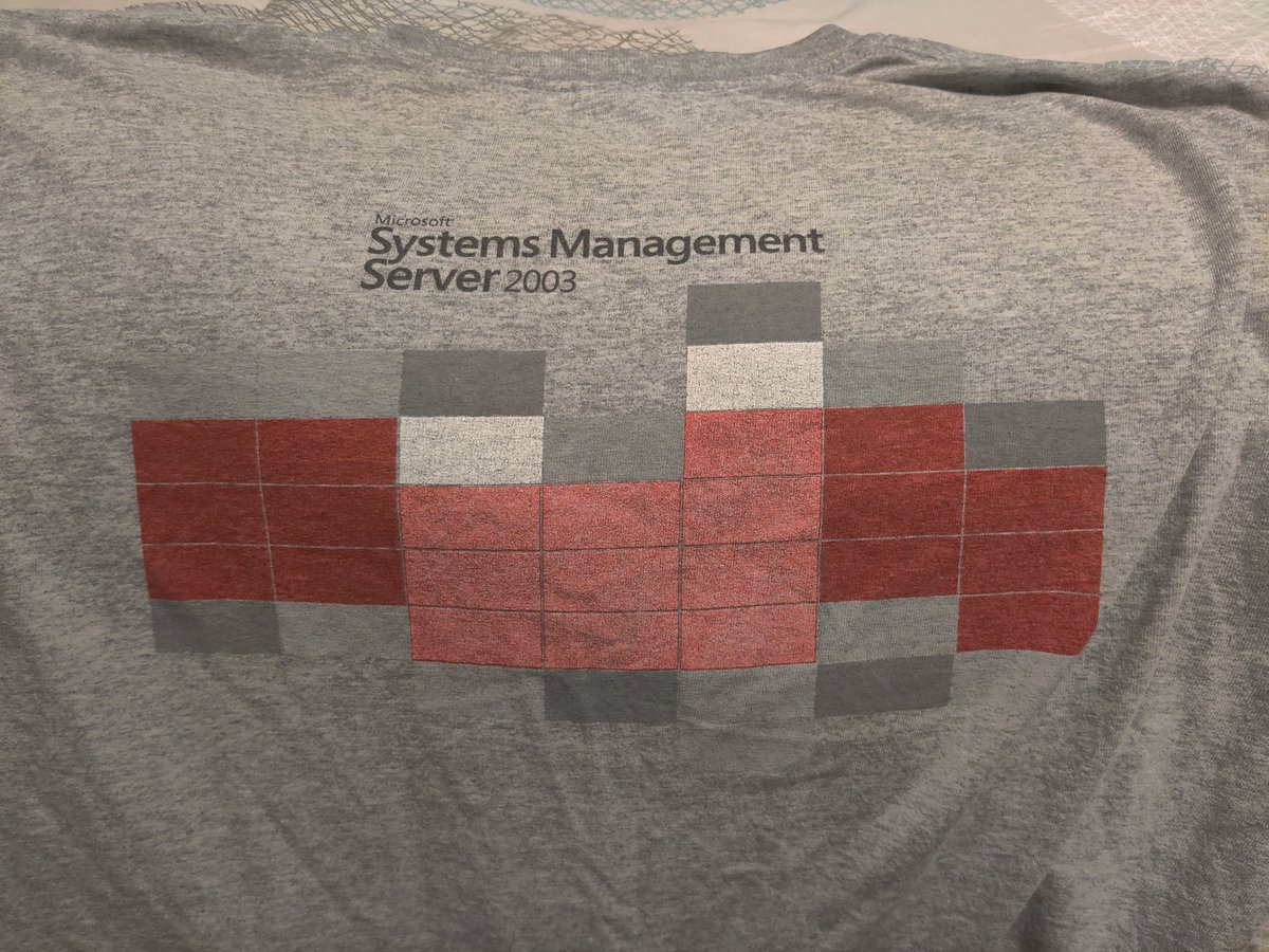 mniehaus's tweet photo. Time to throw away this almost-20-year-old t-shirt, too many paint stains and holes to even wear inside the house. #sms2003 https://t.co/FGzYL1GYMA