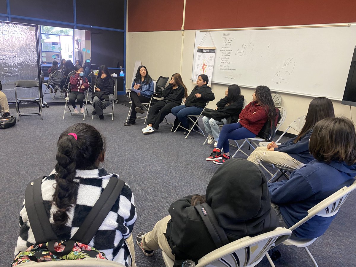 drgrismaldonado's tweet photo. Bridging school connection with circles led by Project Kinship. Our girls and boys had the opportunity to learn and see how much they have common with each other. #schoolconnection #lrcapride https://t.co/eDwkYd6uWQ