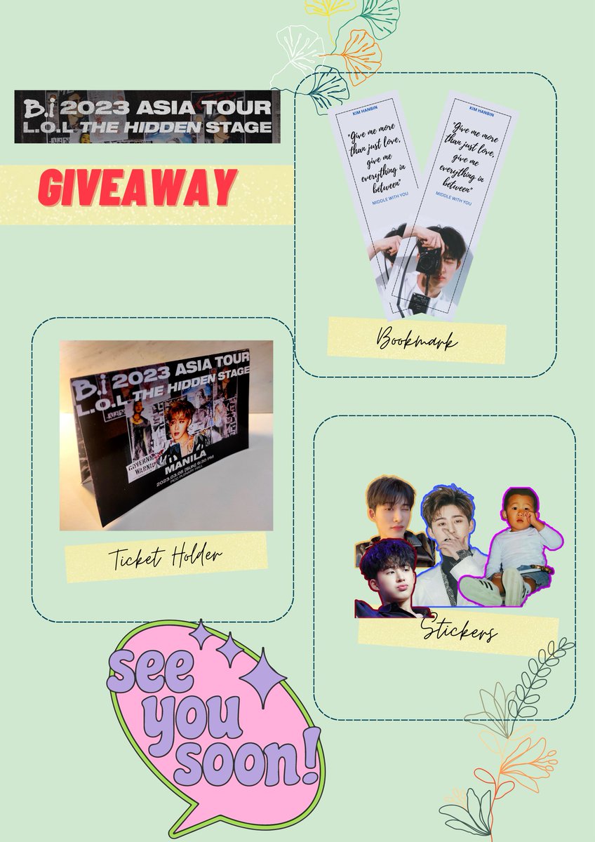 hanbavee's tweet photo. GIVEAWAY ALERT 🌹

Follow and Retweet 💞
See you on March 5 at PICC!!

(First 50 retweets and follow)
Limited Stocks :) 

#KimHanbin
#Hanbin
#HiddenStage https://t.co/R05fhk1XkJ