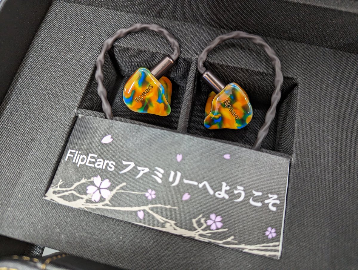 eear_kassy's tweet photo. 【着弾報告】

ついに初カスタムIEMが着弾しました！

いかにもオーダーメイドしました！のデザインにしました👍

初カスタムIEMを作れたのもみなさんがフォローしてくださったおかげです😊

ありがとうございました！！

#フォロワー1000人ありがとう初カスタムIEMオーダーします https://t.co/6S1cP1mbad