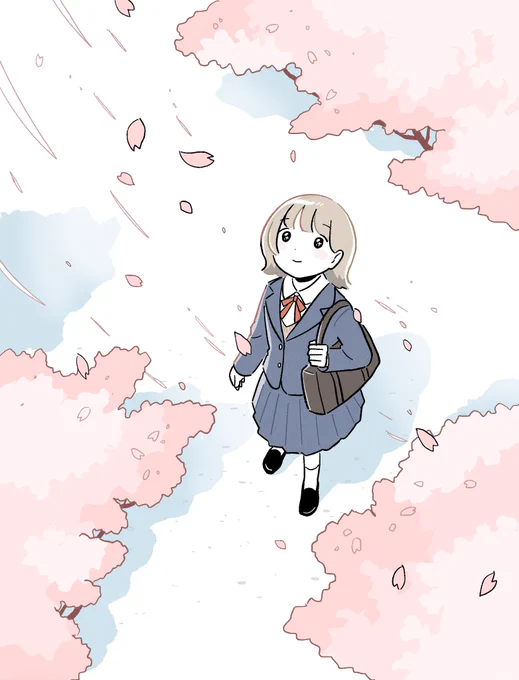 お仕事で描きました #あなたの春を待ってる作品を見せて 