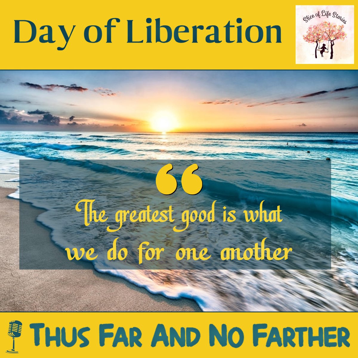 sliceoflife466's tweet photo. Day of Liberation with 🎙 Thus Far And No Farther
▶ https://t.co/f1kplRsN5A
#thusfarandnofarther #humanpredator #courage #standingup #facingyourfears #solidarity #breakingtrust #familygathering #defenceless #innocence #dayofliberation #liberation #liberationday #freedom https://t.co/EGGLsMQIHG