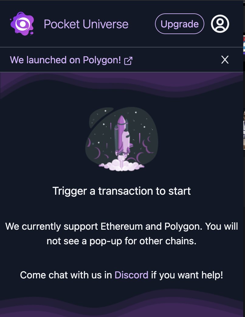 snzzybowtie_eth's tweet image. Don&apos;t leave home without @PocketUniverseZ Saved me more than a few times. Won&apos;t sign anything without it. #safeweb3