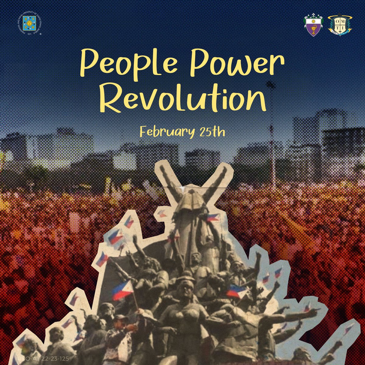 OfficialOMTI's tweet photo. As we commemorate the EDSA People Power Revolution, may we honor those who led the peaceful revolution & support those who fight against today's injustices.
#BlastOffOMTI 🚀
#BeyondTheCosmos 🪐
#nowaybutup
Design by: Jilleen Baluyut
Caption by: Danielle Iringan https://t.co/OKQm8rtuI0