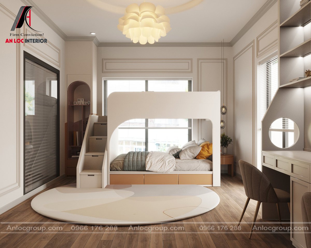 ceodoxuantoan's tweet image. Thiết kế phòng ngủ giường tầng cho 2 bé

Xem thêm: noithatanloc.com

#noithatanloc #thietkenoithat #thietkekientruc