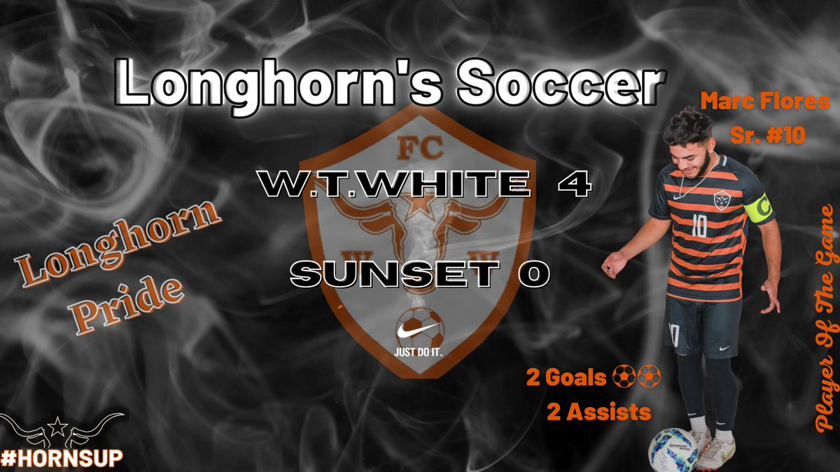 Longhorns win tonight 4-0 over Sunset. Both JV1 and JV2 beat Sunset as well clean sweep as a program. Seniors with a big win on Senior Night. Vamos Longhorns!! #HornsUp🤘🏽🤘🏽 <a href="/15fernando09/">Fernando Arreguin</a> <a href="/ClubWtw/">WTW Longhorns Booster Club</a> @LethalSoccer