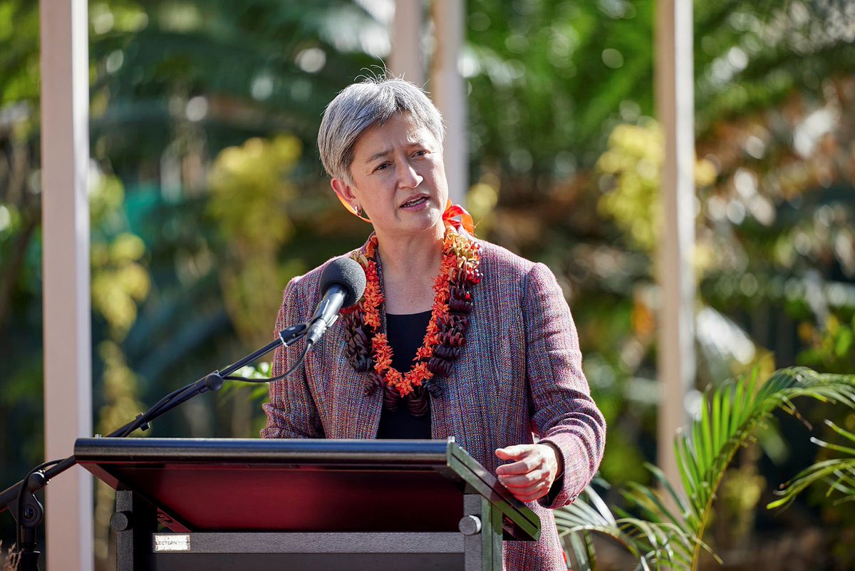 SenatorWong's tweet photo. Australia is proud to support the Weather Ready Pacific initiative. 

It will help the region better forecast and disseminate severe weather warnings. 

It will help communities better prepare and save lives. https://t.co/vgUeymhD08