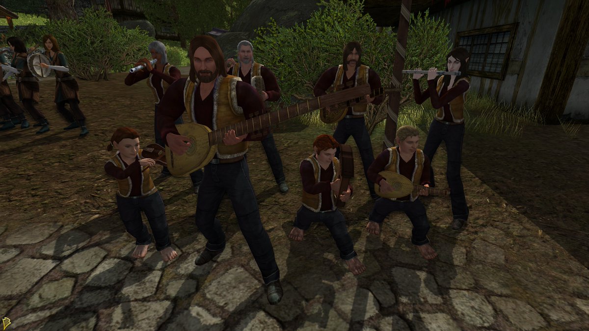 The Enclave had a great time playing at the Friday Night Jam session tonight on Brandywine.  All the great bands and a fabulous crowd made for a really fun time.  We love playing for everyone. #lotro #lotrofamily