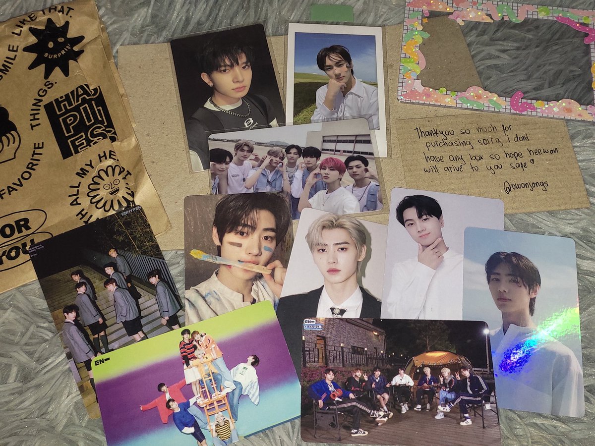 hssncartsz's tweet photo. ˗ˋˏ ꒰ #colemails ♡ ꒱ ˎˊ˗

🗓️ 02-25-2023

                       ⊹ 𓆩♡𓆪 ⊹

💌 hii @uwonjongs, i already received Heeseung md1 selca and Jungwon yet pola! tysm for packing it safely and for the official &amp; unofficial freebies 🥰 keep safe and stay healthy! 🫶

☻ https://t.co/DyzUpygdbu