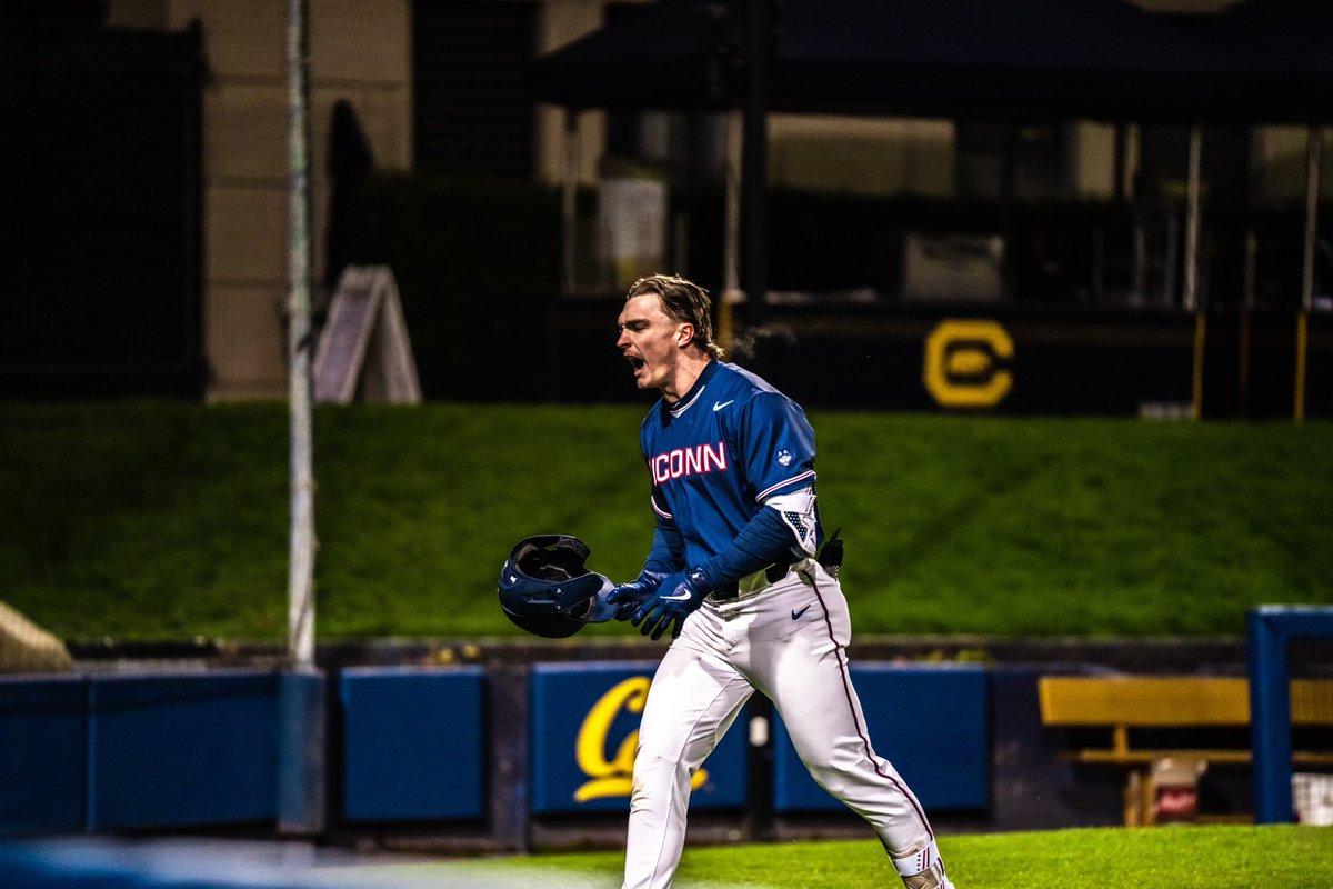 UConnBSB's tweet photo. Luke has the first multi-homer game for a Husky this season! #HookC https://t.co/Od4Xq5a2QO