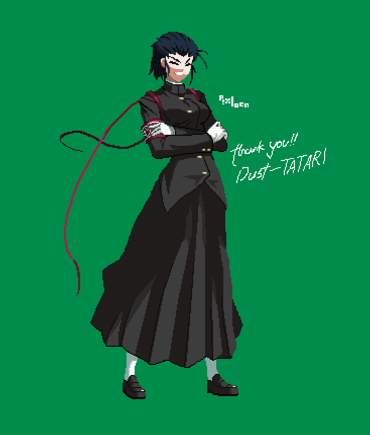 pixloen's tweet photo. makoto sanada for @Lepida7  #in_birth #pixelart #gleamofforce https://t.co/9TRuwAH4iy