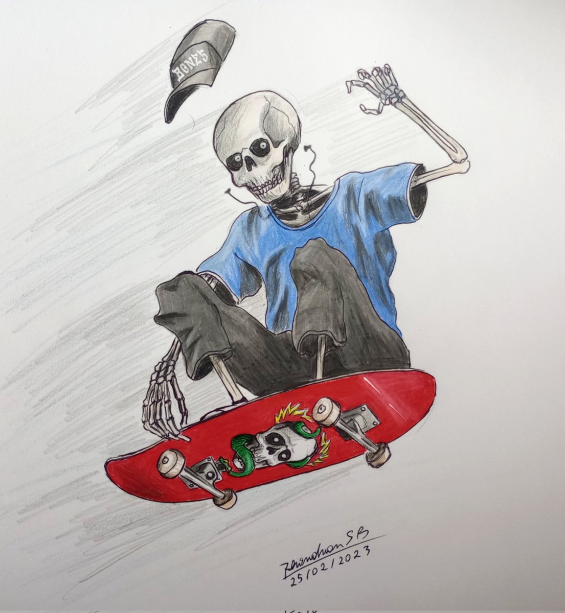Bone Halks 
#powellperalta #skateboarding #skateart #desenhos