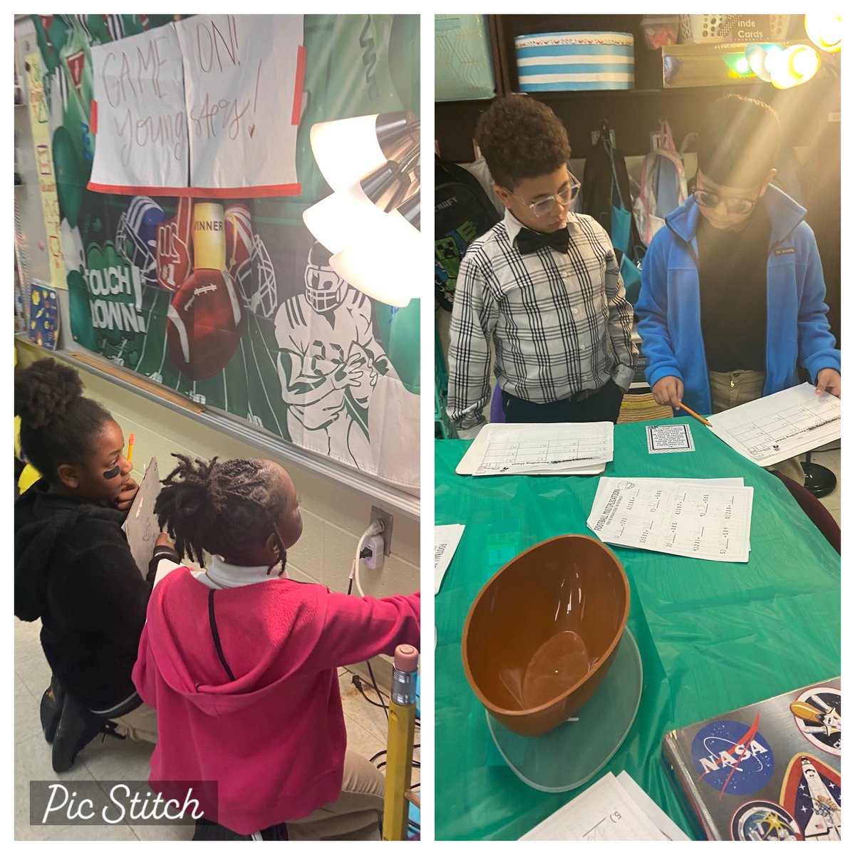 ArlingtonJmcss's tweet photo. 🏈GAME ON 3rd grade Youngsters! 🏈 Mrs @caitlynrelder’s scholars had some ‘Superbowl’ themed math fun this week! Cardinals know #MathIsFun because our teachers create #MemorableLessons. We are #Winning - who are we? The #BestInTN! @DrShemon @JMCSchools @suptking #ChooseUs https://t.co/7n29bjiEBV
