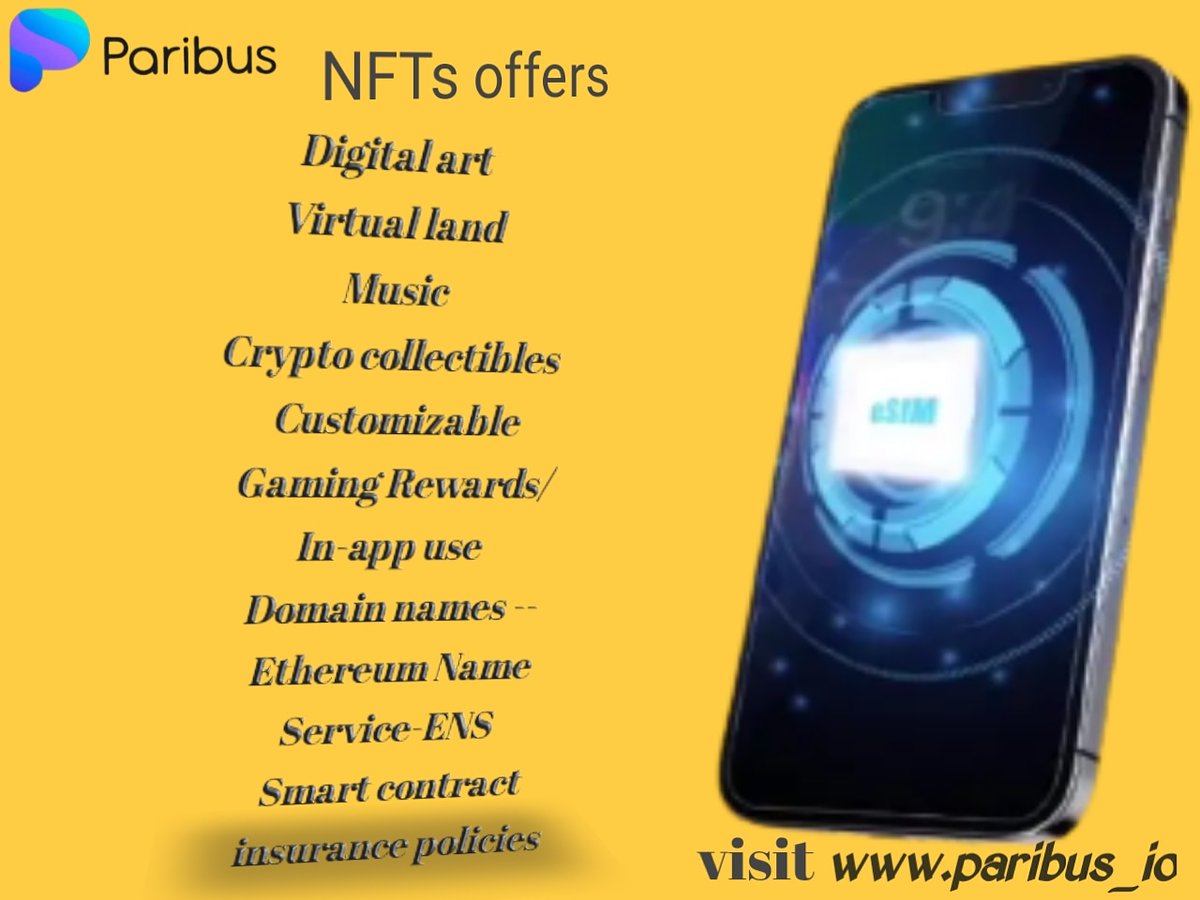 AbrahamUdex's tweet photo. NFTs offers 
Digital alert 
Virtual land
Music etc .....
#paribus
#NFTs https://t.co/TlqvM97isz