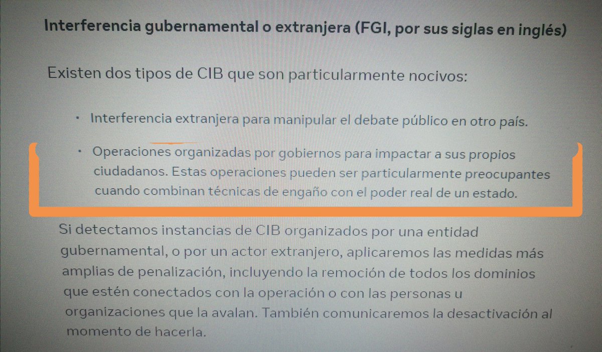 ¿Qué dice Meta sobre el Gobierno, el MAS y sus "guerreros digitales"? Que hacen campañas para manipular y engañar a la ciudadanía, lo cual se agrava si se usa el poder del Estado. Los señalan con un eufemismo: "Comportamiento Inauténtico Coordinado". En suma, fraudulentos.
