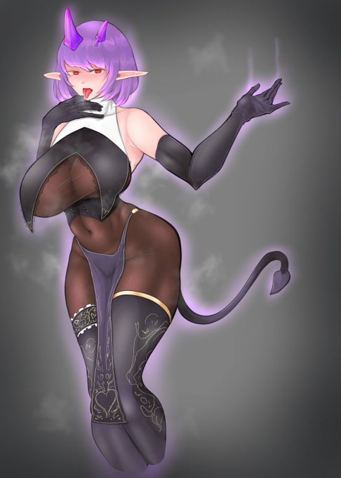 『さすがは天使様。神の御使いにふさわしい、美しく淫らな腰使いですこと♥』
『ああ、なんと甘美な魔力。わたくしのような淫魔にもお慈悲をくださるなんて、さすがは寛大な天使様ですわ♥』
冒涜の淫魔プロフェニィ。「あえて人間の信仰文化を踏襲・冒涜して淫蕩に耽る」という倒錯性癖持ちの高位淫魔 