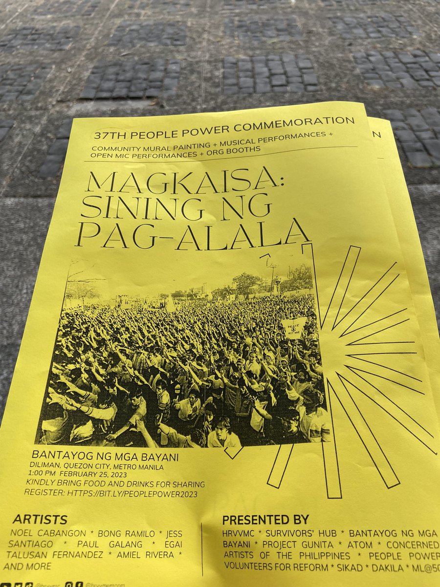 karaniwatao's tweet photo. #HRVVMC #Magkaisa #PeoplesPower2023 https://t.co/BrsefRN5bl