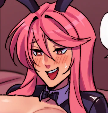bunny lisa admiring her abs haha 