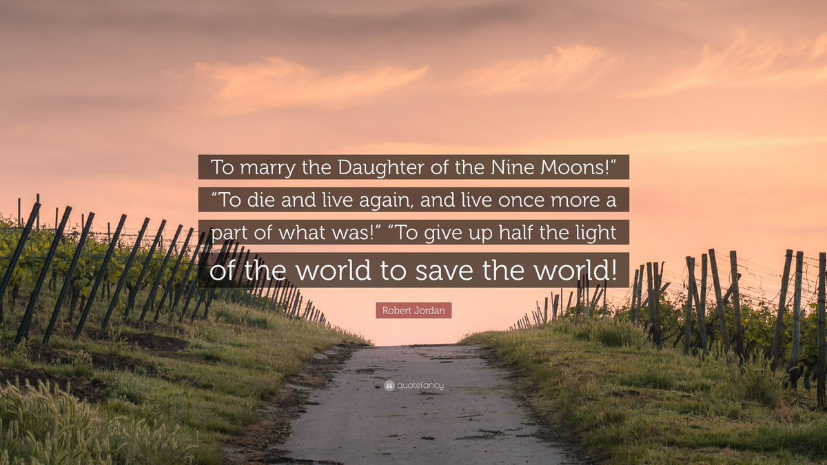 That1LazyNovice's tweet photo. My favorite plot line, finally coming full circle as I finish #TowersOfMidnight 

#TheWheelOfTime #TheShadowRising https://t.co/1EJ4qUgMEY