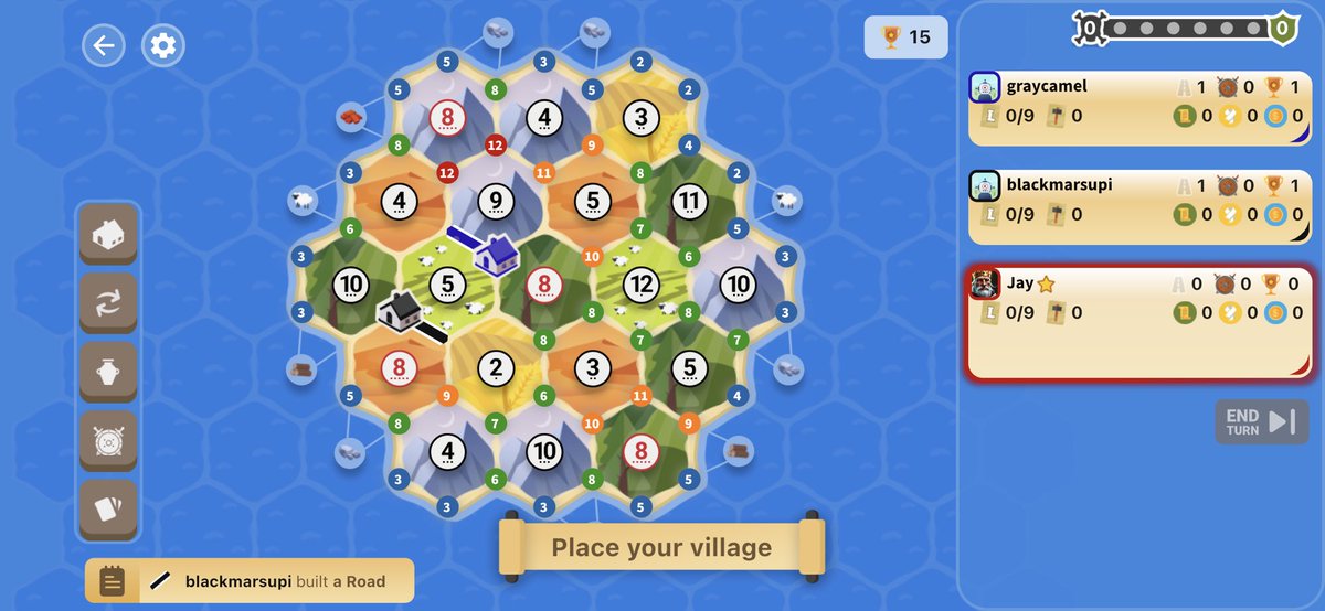 The audacity to do math for catan players! It’s almost like we wanted to speed up the game. “Hey put ur village here or here” #catan #landover #settlers