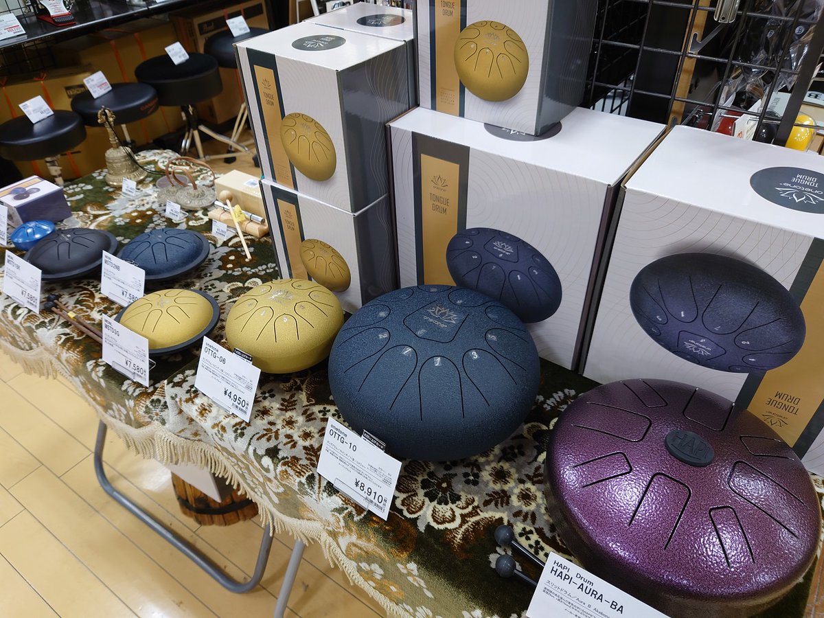 shima_sapporo_h's tweet photo. 【タングドラム再入荷】
onetoneタングドラムが本日再入荷しました！
どなたでも気軽に楽しんで頂ける魅力の楽器をぜひお試しくださいませ✨
#スリットドラム #hapidrum https://t.co/gS6JljN7ZT
