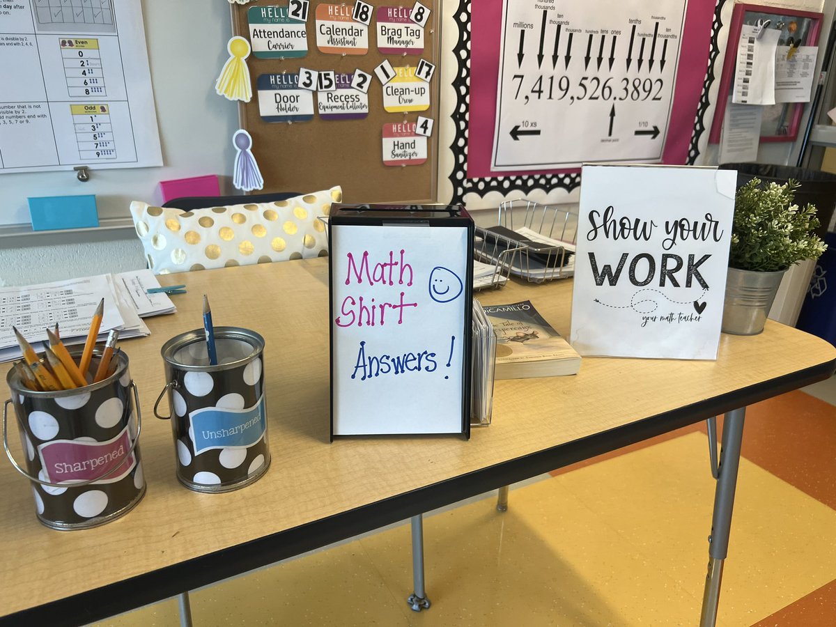 It is always Fun Math shirt Friday <a href="/GWES_PGCPS/">Glenarden Woods ES</a> , but this Friday it involved math computation! Very proud of my students who solved it, can you? <a href="/gwes_pta/">Glenarden Woods Elementary School PTA</a> <a href="/PGCPSTAG/">PGCPS TAG OFFICE</a> <a href="/PGCPSCurriculum/">PGCPS Department of Curriculum and Instruction</a> <a href="/pgcps/">PGCPS</a> <a href="/PGCPSK5Math/">PGCPSK5Math</a>