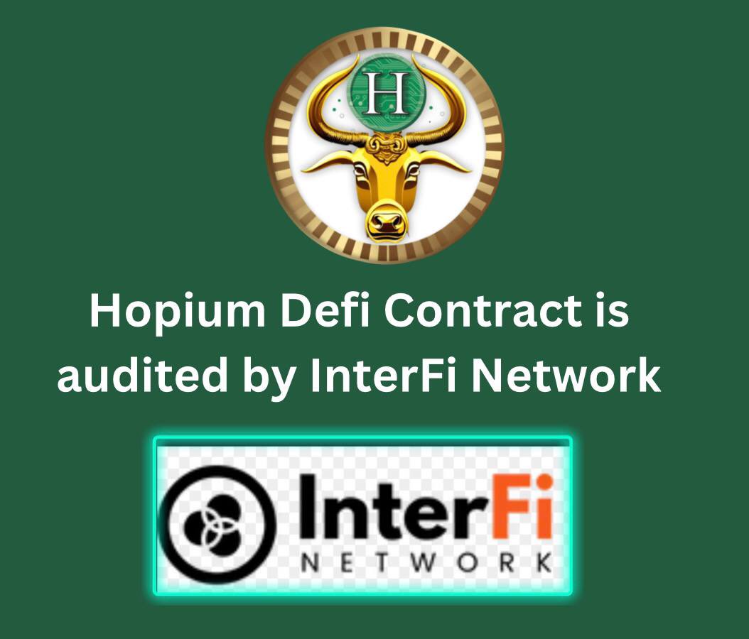 hopiumdefi's tweet photo. Hopium DeFi successfully audited by #interFi #PinkSale #fairlaunch #Presale
https://t.co/kBgN18fdrh https://t.co/lxlnfG1dPA