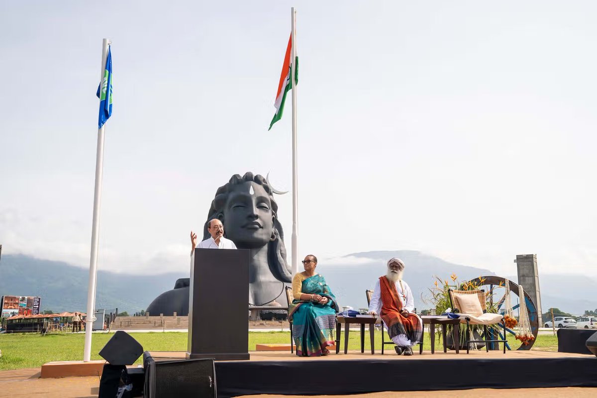 Ksareen30's tweet photo. Chief Coordinator for India’s G20 Presidency in 2023, Harsh Vardhan Shringla, announced on 15 August 2022 that at least one important G20 meeting will take place at the Isha Yoga Center, Coimbatore. https://t.co/bo2OQJPIF6