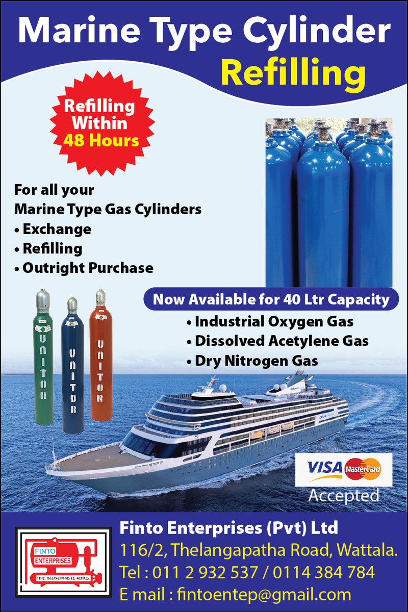 Enterpris1Finto's tweet image. We are here to fulfill your requirements regard Marine Cylinder Refilling.
#gas #marine #Gasrefilling #oxygen #acetylene #nitrogen #unitor #cylinders