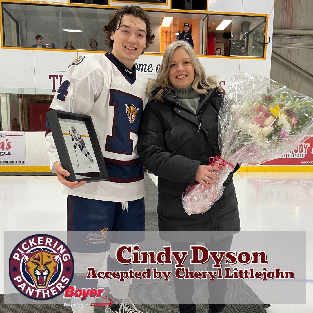 PanthersOJHL's tweet photo. Thank you so much Cindy!! We appreciate you!!
#PickeringFamily
#PickeringNation #letsride https://t.co/CpJZGMvFW3