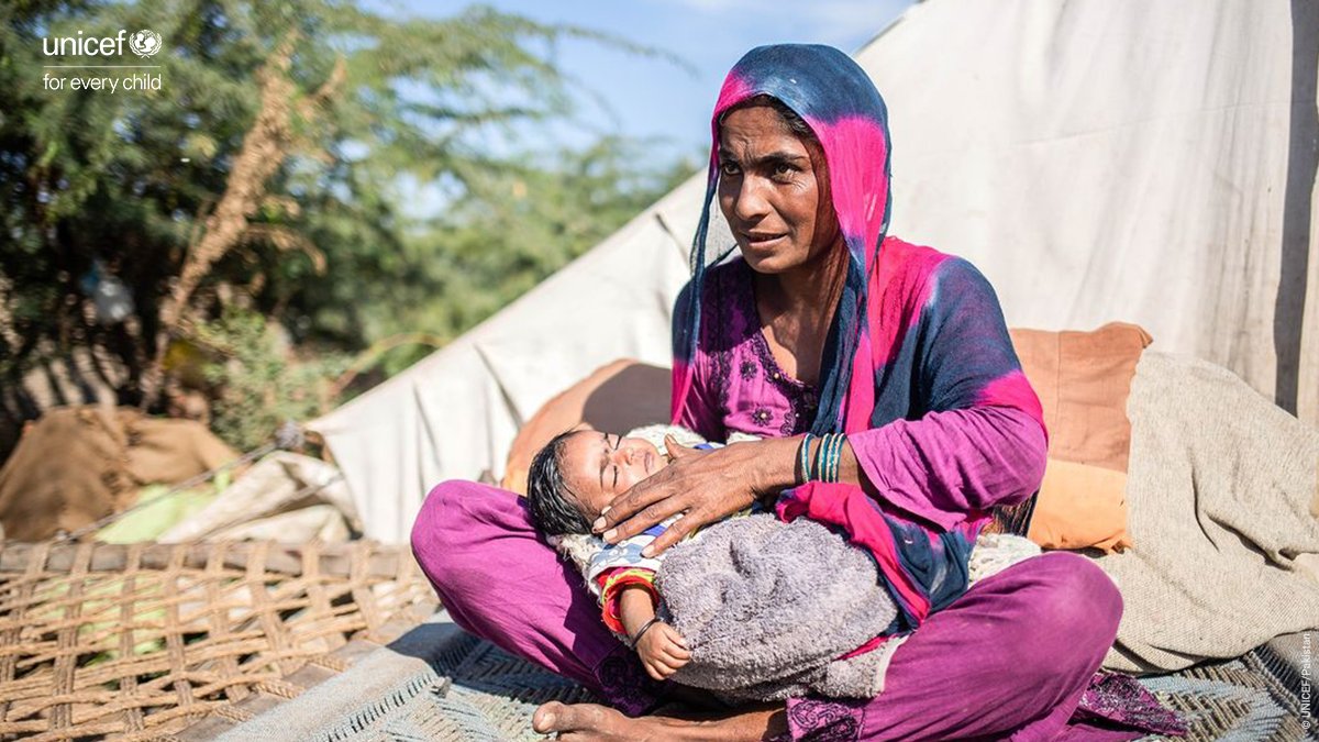 Children like Azeena have been deeply affected by the floods in Pakistan. Born amongst the devastation, she is suffering from severe acute malnutrition. As we focus on recovery from climate disasters, economic crises & COVID-19, the needs of every boy and girl must come first.