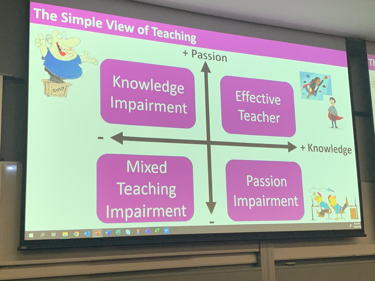 carinamcs's tweet photo. The Simple View of Teaching!  Thankyou #sotla Teachers need passion AND knowledge. It’s about time all university education faculties took note of people like @DrLSHammond https://t.co/XQvcaupOuS