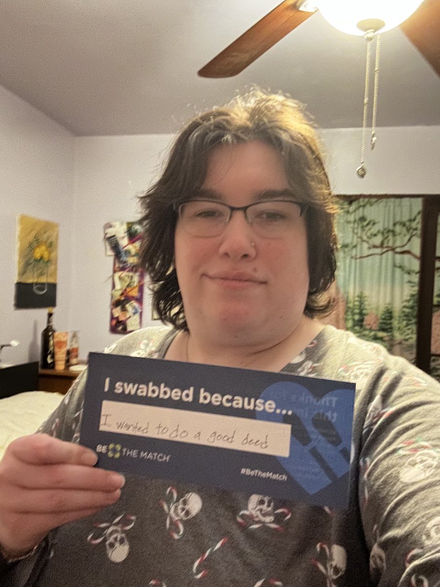 MorganPerna1's tweet photo. I want to help change someone’s life. #BeTheMatch https://t.co/tTinYAhMvl
