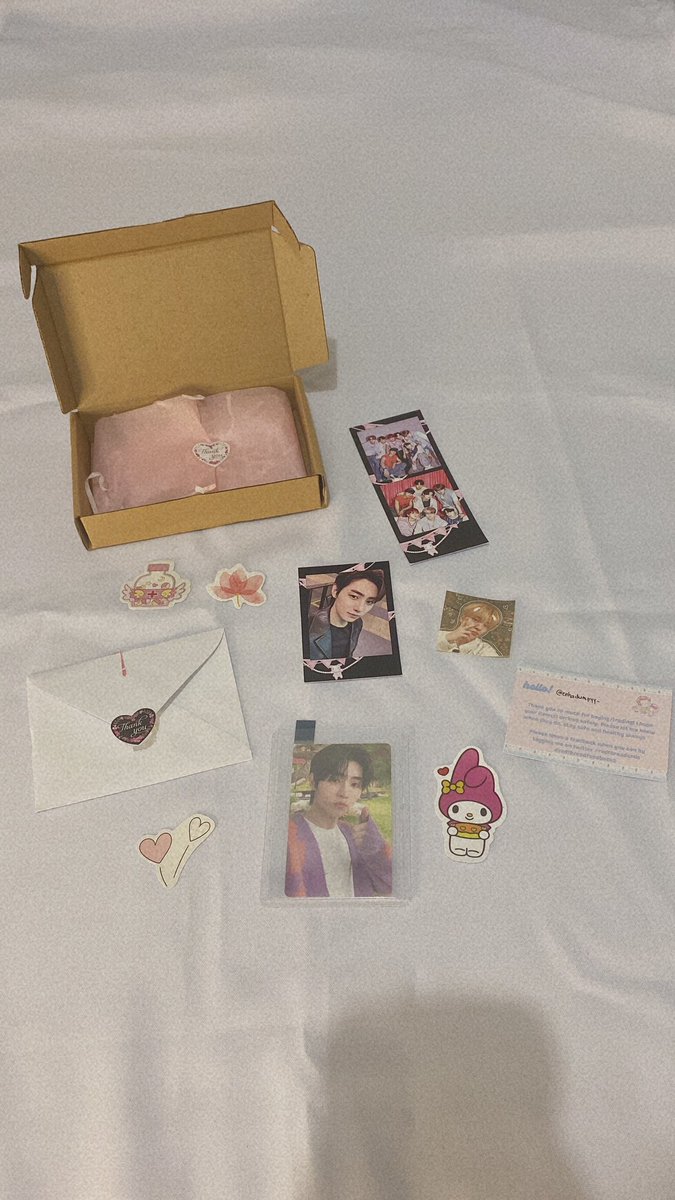 sunghoonlogy_'s tweet photo. THE CUTEST PACKAGING AND FREEBIES EVER! ๐ฅฐ thank you so much po, @redthreadsells! hoon arrived safely ๐ฅฐ๐ซฐ๐ป
#redthreadfeedbacks https://t.co/Dbg6kwQg1g