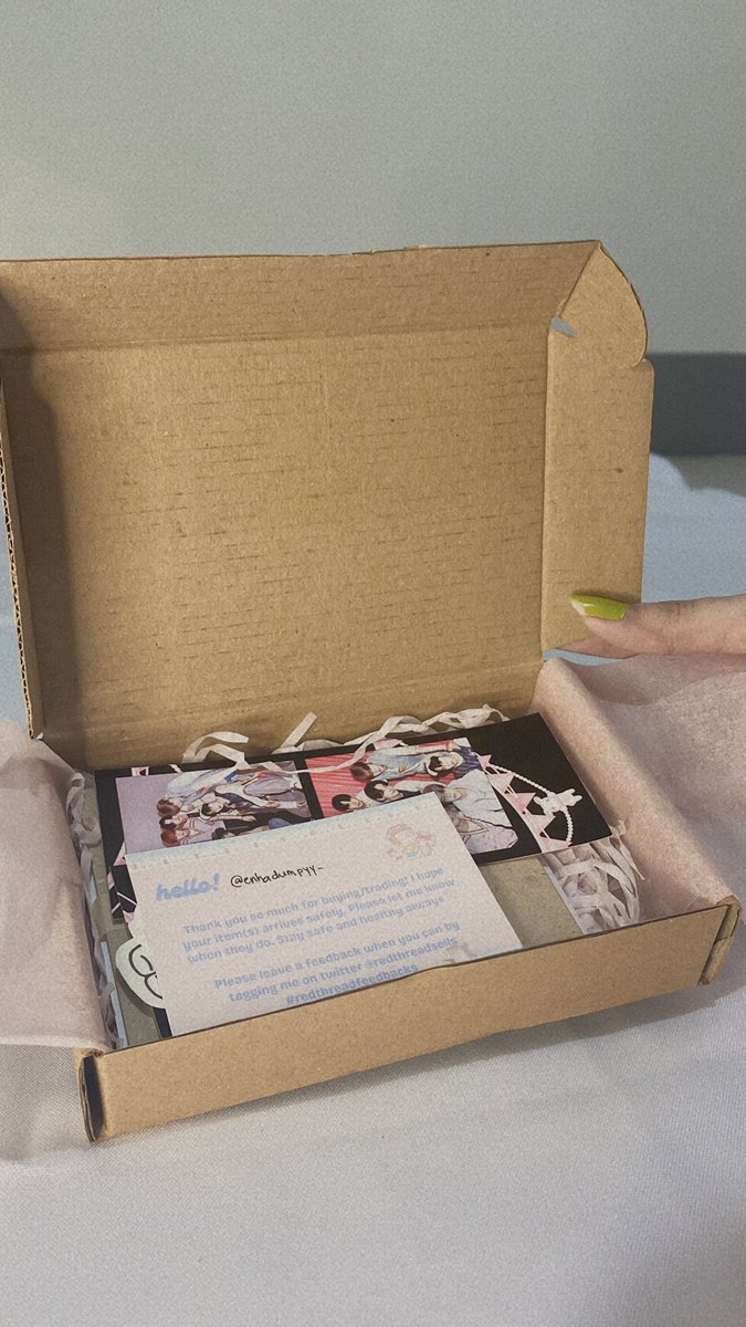 sunghoonlogy_'s tweet photo. THE CUTEST PACKAGING AND FREEBIES EVER! ๐ฅฐ thank you so much po, @redthreadsells! hoon arrived safely ๐ฅฐ๐ซฐ๐ป
#redthreadfeedbacks https://t.co/Dbg6kwQg1g