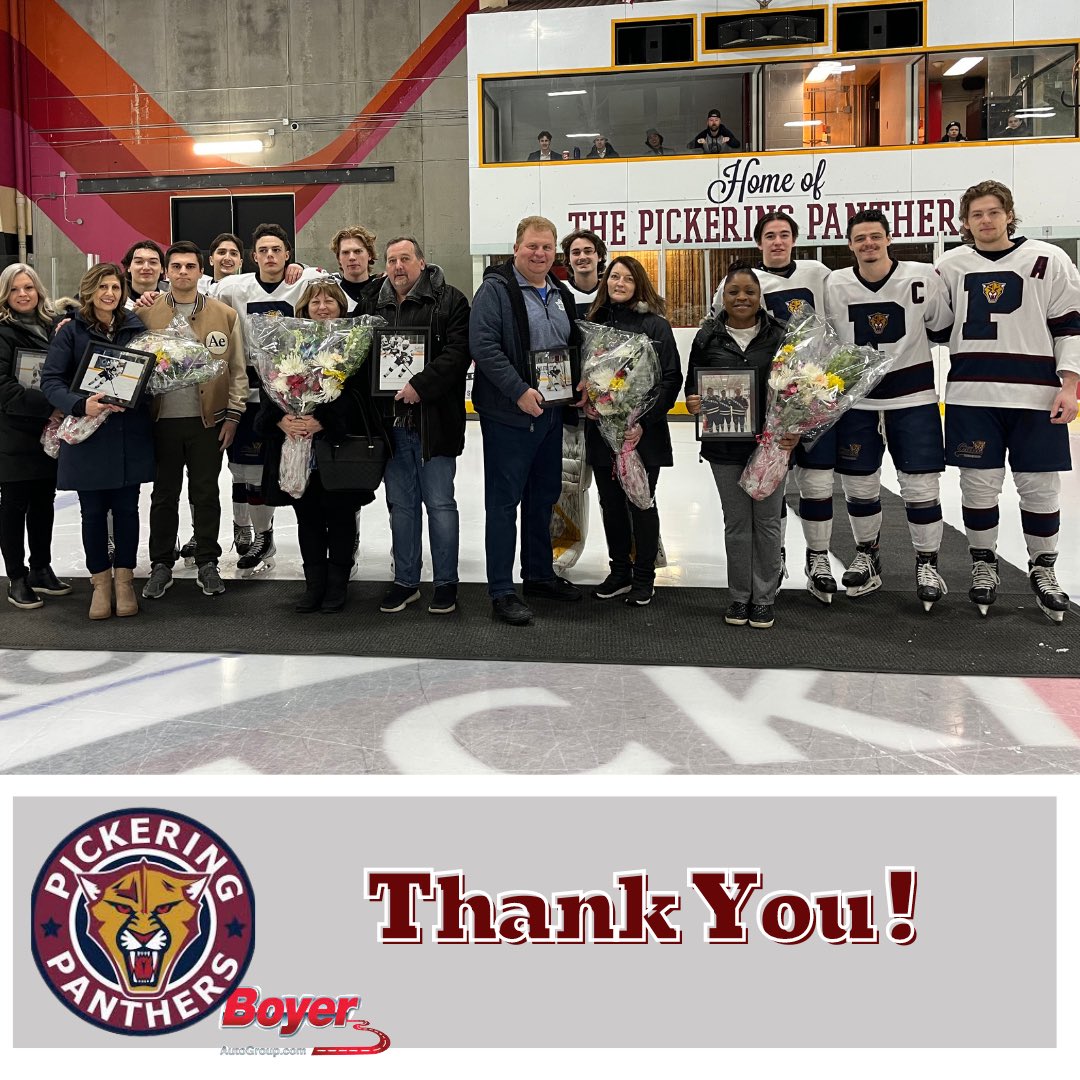 PanthersOJHL's tweet photo. Thank you so much to our Billet Families!! We appreciate you!!
#PickeringFamily
#PickeringNation #letsride https://t.co/swLoDNOBte