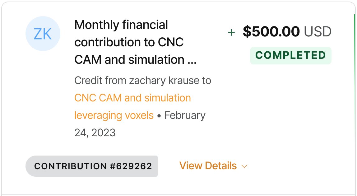 autodrop3d's tweet image. Whoa! Just got a $500 recurring contributor on our OpenCollective for the #JSketcher browser based CAD development project. Looks like we are going to building a CAM workflow.
Recent build autodrop.cloud/jsketcher/
Project source github.com/xibyte/jsketch…