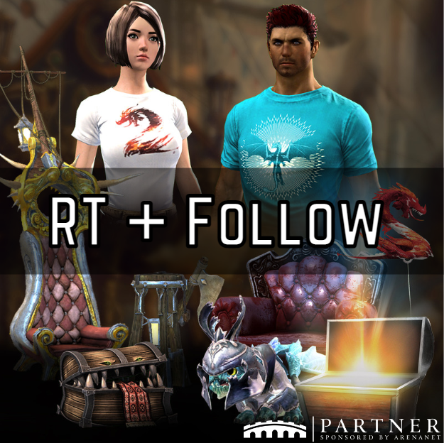 🎊#GuildWars2 Giveaway🎊

I'll be giving away 4 Community Chest codes sponsored by <a href="/GuildWars2/">Guild Wars 2</a>!

🌏New Map
📔 New Story
🐟New Scary Foes!
⚔️New Legendary Variant

.... and much much more coming to #GW2 on the 28th!

To enter
RT + Follow and leave a comment on what you hope to see