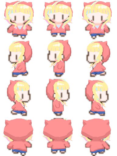 「pict square用のアバター描けた!ドット絵疲れる!試しに動かしてみたら、」|ゴン( ✹‿✹ )のイラスト